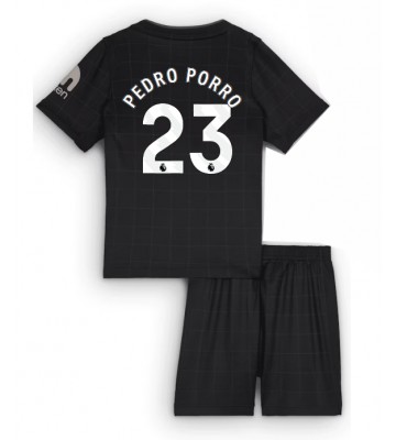 Tottenham Hotspur Pedro Porro #23 Udebanesæt Børn 2025-26 Kort ærmer (+ korte bukser)